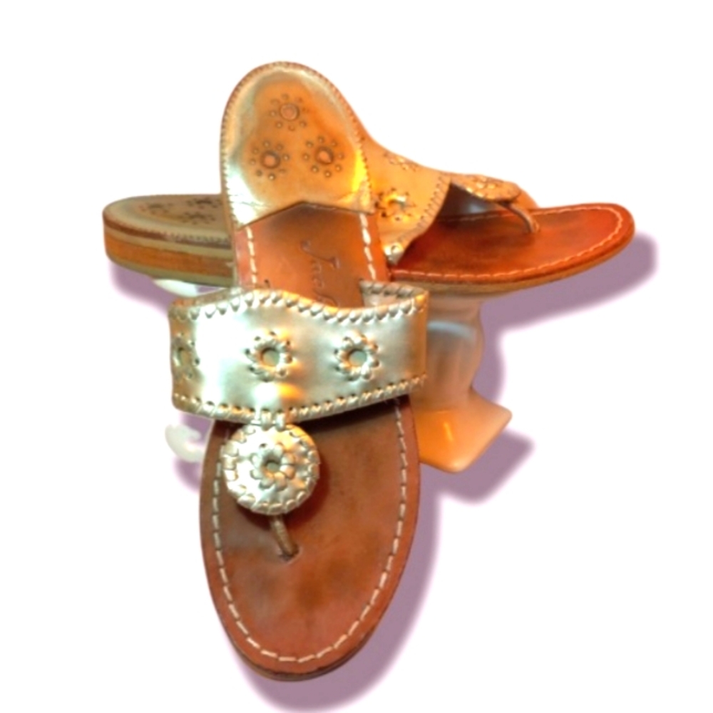 Jack Rogers gold sandals size 8.5